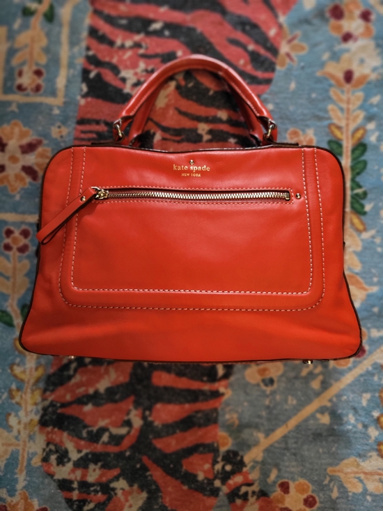 kate spade Handbags - kate spade Orange Leather Purse